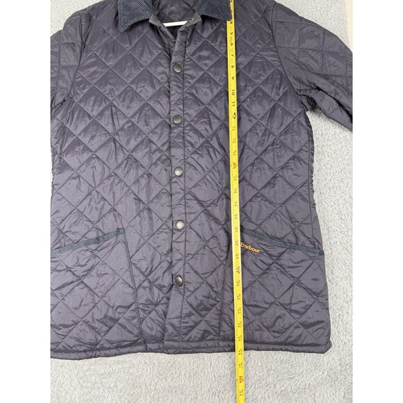Barbour Mens Heritage Liddesdale Quilted Jacket Navy England Size L , MQU0240 - Picture 4 of 9